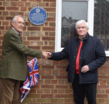 Jubilee plaque opening
